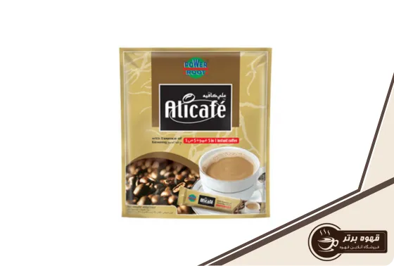 مشخصات علی کافی طلایی Alicafe (20 عددی)