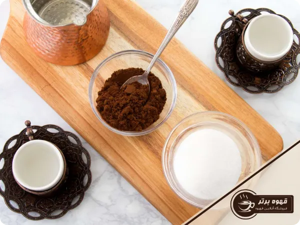 طرز تهیه قهوه ترک با قهوه جوش